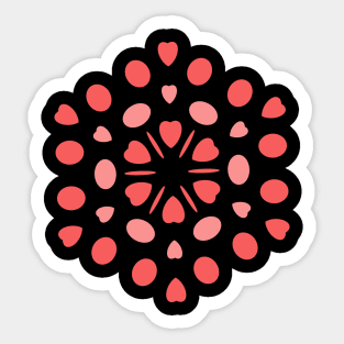 Flower pattern Sticker